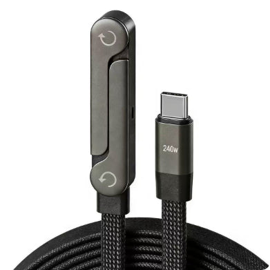 240W Fast-Charging Foldable Stand Data Cable